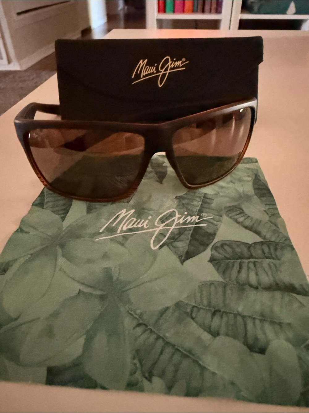 Maui Jim Brown Frame Sunglasses with Brown Lenses